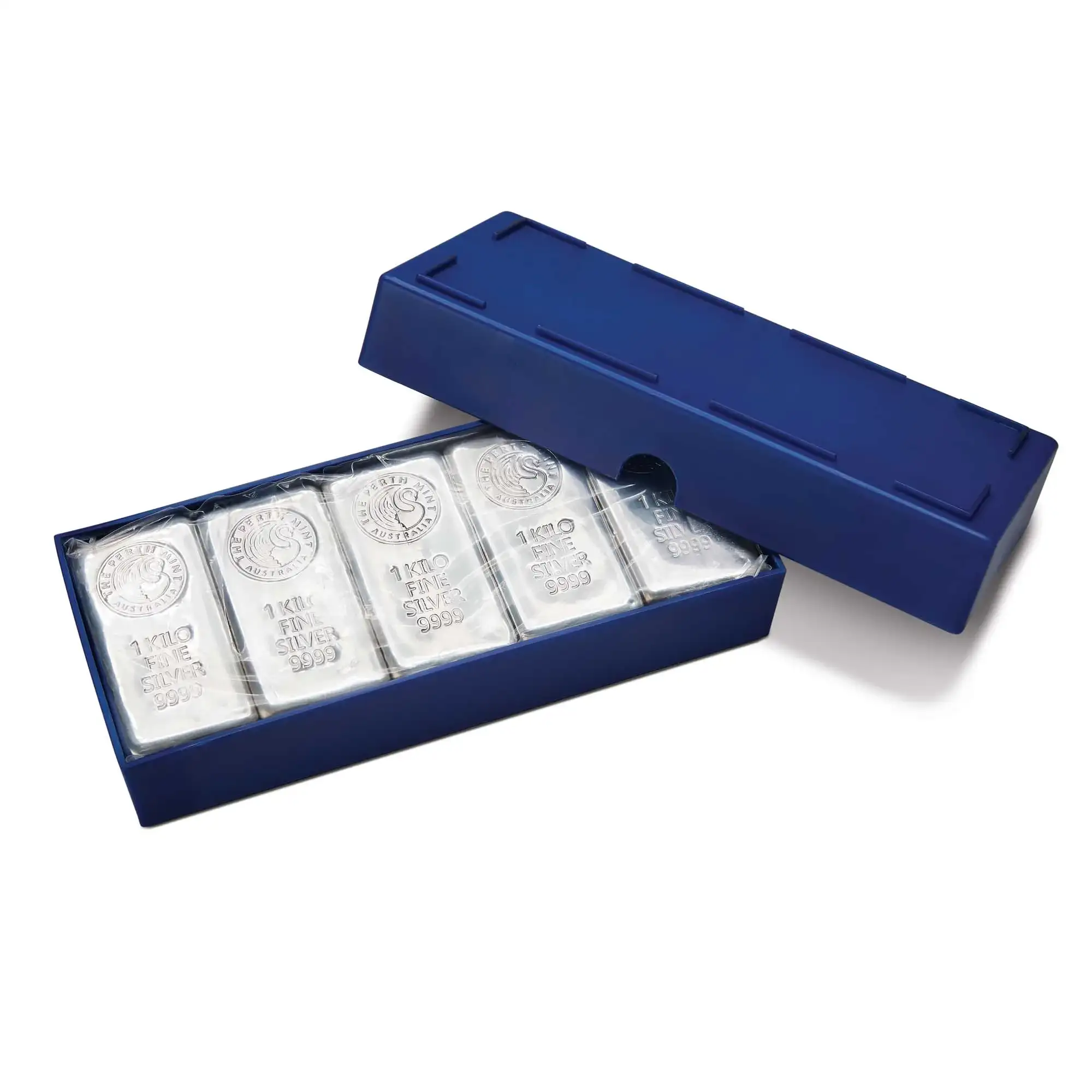  1kg Perth Mint Cast Silver Bullion Bar 999 Purity