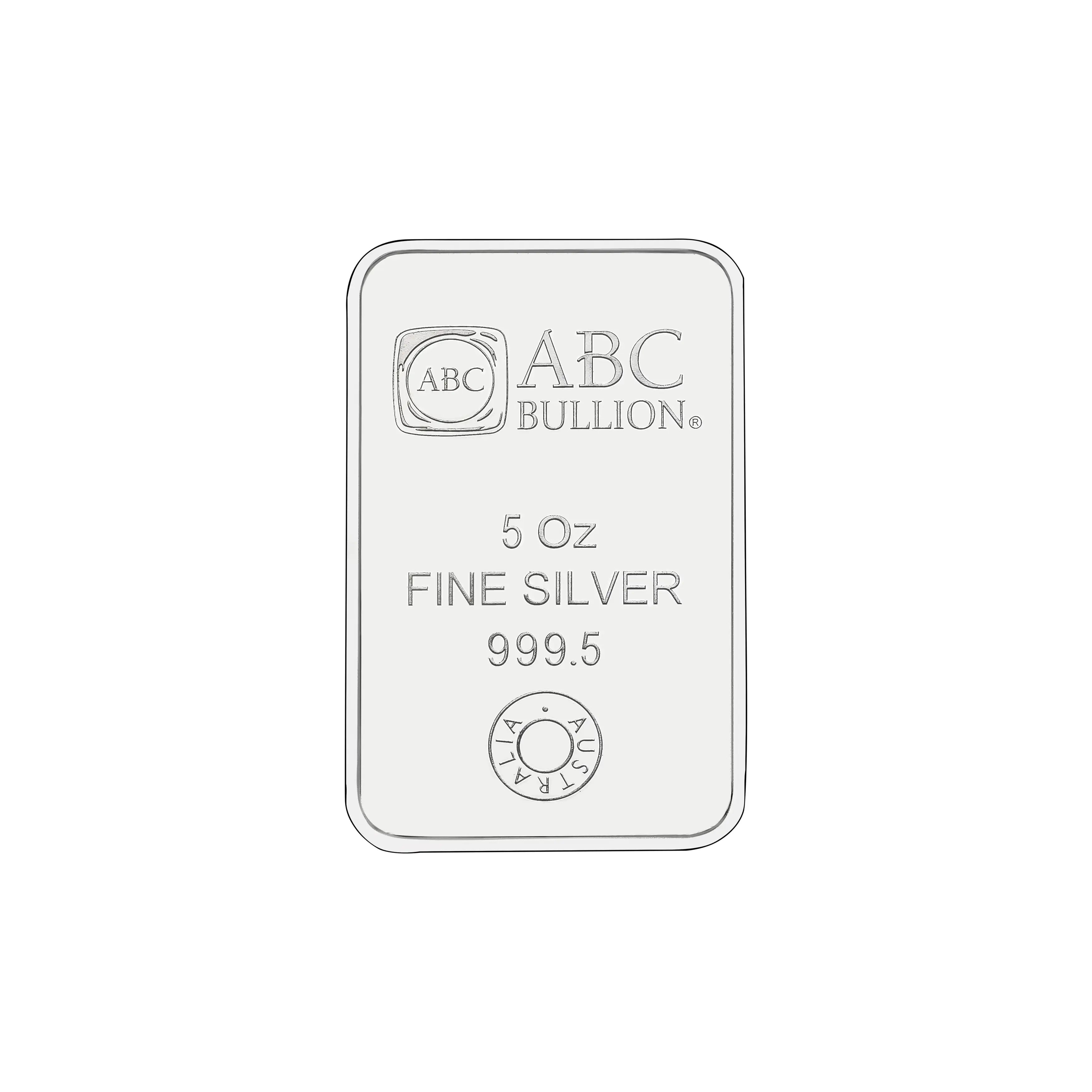  5oz Silver Eureka Minted Bar 999 Silver
